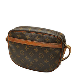 ルイ ヴィトン モノグラム ジュヌフィーユMM 斜め掛け ショルダーバッグ M51226 ブラウン PVC レザー レディース LOUIS VUITTON 【中古】
