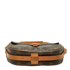 ルイ ヴィトン モノグラム ジュヌフィーユMM 斜め掛け ショルダーバッグ M51226 ブラウン PVC レザー レディース LOUIS VUITTON 【中古】