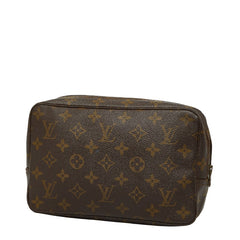 ルイ ヴィトン モノグラム トゥルース トワレット 23 セカンドバッグ ポーチ M47524 ブラウン PVC レディース LOUIS VUITTON 【中古】