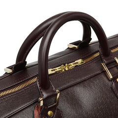 ルイ ヴィトン タイガ ケンダルPM ボストンバッグ M30126 アカジュ— パープル PVC カーフ メンズ LOUIS VUITTON 【中古】
