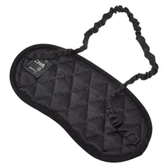 シャネル ココマーク アイマスク ポーチ セット ブラック ホワイト シルク レディース CHANEL 【中古】