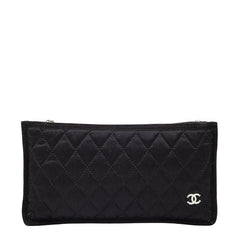 シャネル ココマーク アイマスク ポーチ セット ブラック ホワイト シルク レディース CHANEL 【中古】