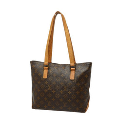 ルイ ヴィトン モノグラム カバピアノ トートバッグ ショルダーバッグ M51148 ブラウン PVC レザー レディース LOUIS VUITTON 中古