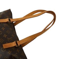 ルイ ヴィトン モノグラム カバピアノ トートバッグ ショルダーバッグ M51148 ブラウン PVC レザー レディース LOUIS VUITTON 中古