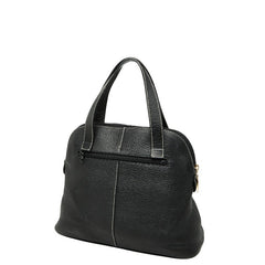 バーバリー ハンドバッグ ブラック レザー レディース BURBERRY 【中古】