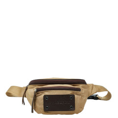 バーバリー ボディバッグ ウエストバッグ ベージュ ブラウン ナイロン レザー レディース BURBERRY 【中古】