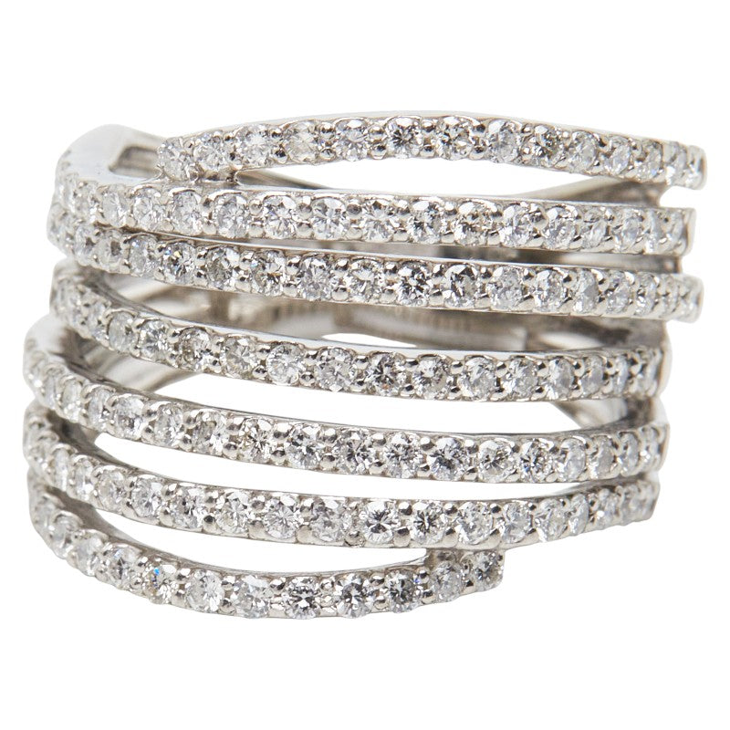 Pt900 プラチナ ダイヤ1.00ct リング 指輪 レディース 8.5号 【中古】