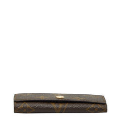 ルイ ヴィトン モノグラム ミュルティクレ4 キーケース M69517 ブラウン PVC レザー レディース LOUIS VUITTON 【中古】