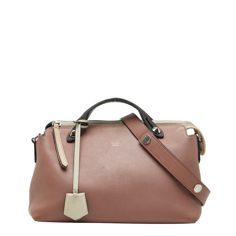 フェンディ バイザウェイ ハンドバッグ ショルダーバッグ 2WAY 8BL124 ピンク系 レザー レディース FENDI 中古