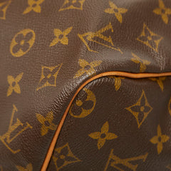 ルイ ヴィトン モノグラム キーポル45 旧型 ボストンバッグ M41428 ブラウン PVC レザー レディース LOUIS VUITTON 【中古】