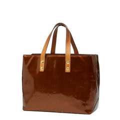 ルイ ヴィトン モノグラム ヴェルニ リードPM ハンドバッグ M91146 ブロンズ ブラウン パテントレザー レディース LOUIS VUITTON 【中古】