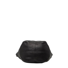 コーチ バケツ型 トートバッグ ブラック レザー レディース COACH 【中古】