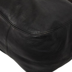 コーチ バケツ型 トートバッグ ブラック レザー レディース COACH 【中古】