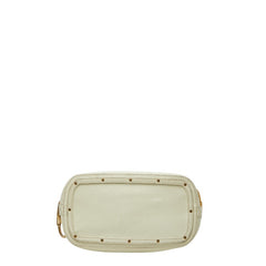 クロエ ロイ バケットバッグ ハンドバッグ ショルダーバッグ アイボリー ホワイト レザー レディース Chloe 【中古】