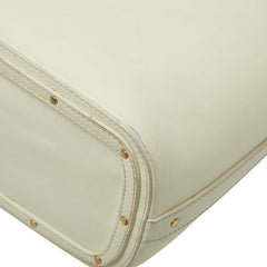 クロエ ロイ バケットバッグ ハンドバッグ ショルダーバッグ アイボリー ホワイト レザー レディース Chloe 【中古】