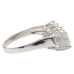 Pt900 プラチナ ダイヤ0.5ct リング 指輪 レディース 8.5号 【中古】