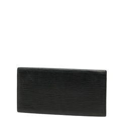 ルイ ヴィトン エピ ポルトエン カルト クレディ 札入れ 長財布 M63602 ブラック レザー メンズ LOUIS VUITTON 【中古】
