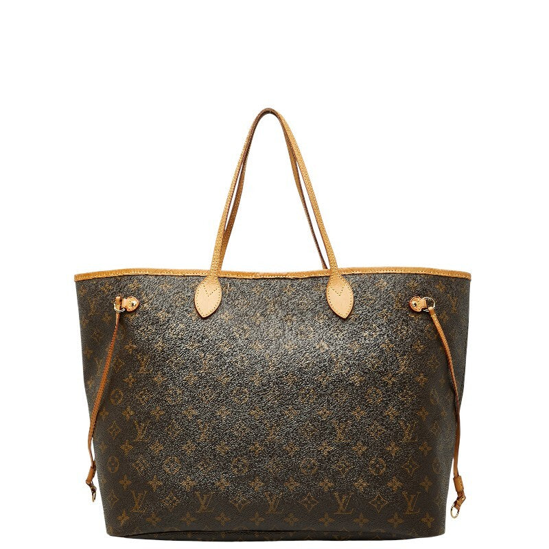 ルイ ヴィトン モノグラム ネヴァーフルGM トートバッグ ショルダーバッグ M40157 ブラウン PVC レザー レディース LOUIS VUITTON 【中古】