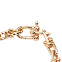ティファニー ハードウェア スモールリンク ネックレス ゴールド K18PG ピンクゴールド レディース TIFFANY&Co. 【中古】
