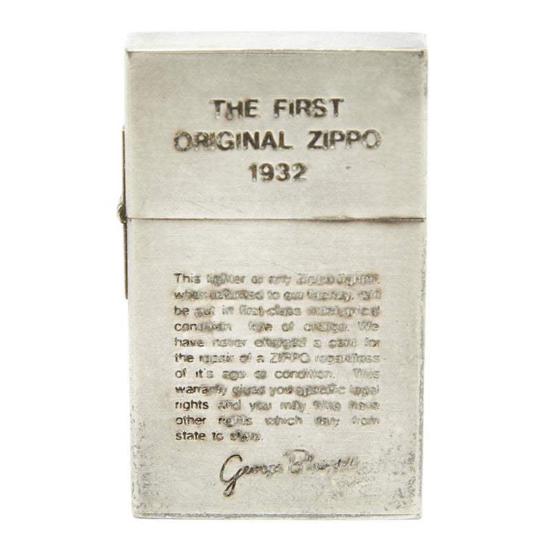 ジッポ 1932 ファースト レプリカ オイルライター 火花あり 着火未確認 シルバー 真鍮 メンズ ZIPPO 【中古】