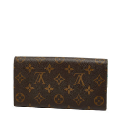 ルイ ヴィトン モノグラム フルリ ポルトフォイユ サラ 長財布 M60232 ローズ PVC レディース LOUIS VUITTON 中古