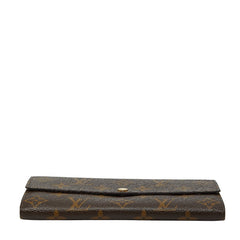 ルイ ヴィトン モノグラム フルリ ポルトフォイユ サラ 長財布 M60232 ローズ PVC レディース LOUIS VUITTON 中古