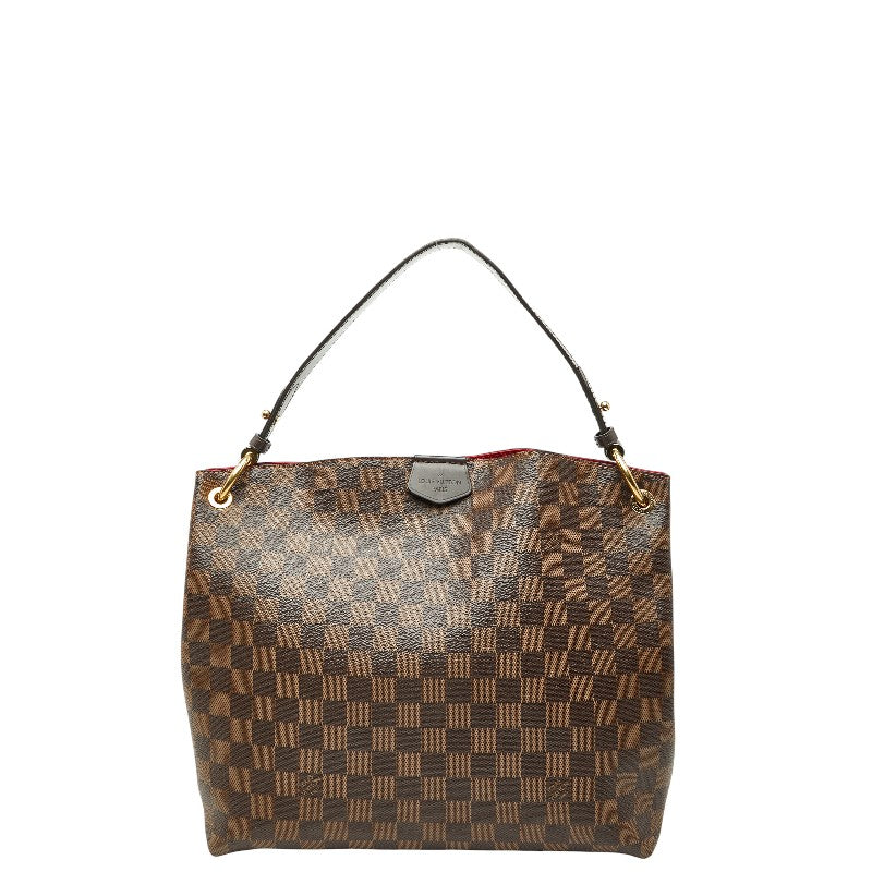 ルイ ヴィトン ダミエ グレースフルPM ショルダーバッグ N44044 ブラウン PVC レディース LOUIS VUITTON 中古