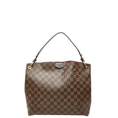 ルイ ヴィトン ダミエ グレースフルPM ショルダーバッグ N44044 ブラウン PVC レディース LOUIS VUITTON 中古