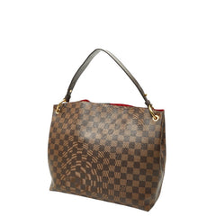 ルイ ヴィトン ダミエ グレースフルPM ショルダーバッグ N44044 ブラウン PVC レディース LOUIS VUITTON 中古