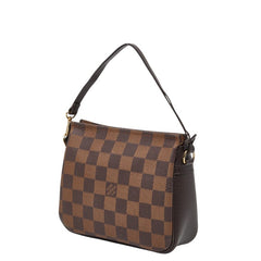 ルイ ヴィトン ダミエ トゥルース メイクアップ アクセサリーポーチ ハンドバッグ N51982 ブラウン PVC レザー レディース LOUIS VUITTON 【中古】