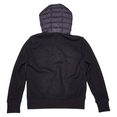 モンクレール MAGLIA CARDIGAN ダウンジャケット ニット サイズ：XL ネイビー ウール ナイロン ダウン メンズ MONCLER 【中古】
