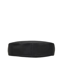 グッチ バンブー ショルダーバッグ 001 3739 ブラック レッド レザー レディース GUCCI 【中古】