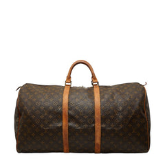 ルイ ヴィトン モノグラム キーポル60 ボストンバッグ トラベルバッグ M41422 ブラウン PVC レザー レディース LOUIS VUITTON 【中古】
