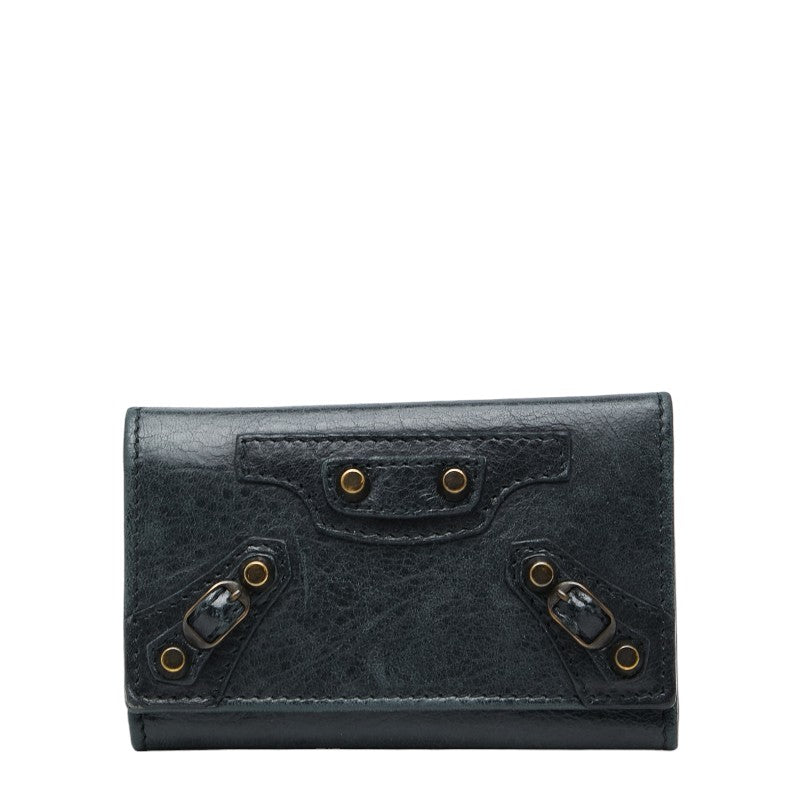 バレンシアガ キーケース 6連 253048 ブラック レザー レディース BALENCIAGA 【中古】