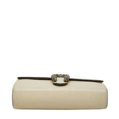 グッチ ディオニュソス チェーンウォレット ショルダーバッグ 401231 アイボリー レザー レディース GUCCI 【中古】