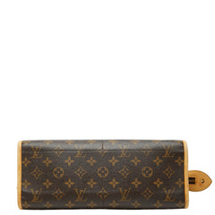 ルイ ヴィトン モノグラム ポパンクール ロン 斜め掛け ショルダーバッグ M40008 ブラウン PVC レザー レディース LOUIS VUITTON 【中古】
