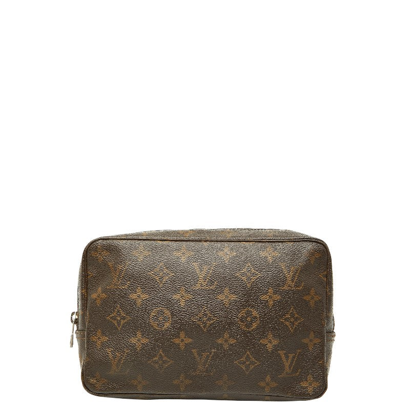 ルイ ヴィトン モノグラム トゥルース トワレット 23 ポーチ M47524 ブラウン PVC レザー レディース LOUIS VUITTON 【中古】