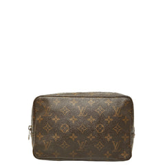 ルイ ヴィトン モノグラム トゥルース トワレット 23 ポーチ M47524 ブラウン PVC レザー レディース LOUIS VUITTON 【中古】