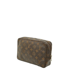 ルイ ヴィトン モノグラム トゥルース トワレット 23 ポーチ M47524 ブラウン PVC レザー レディース LOUIS VUITTON 【中古】