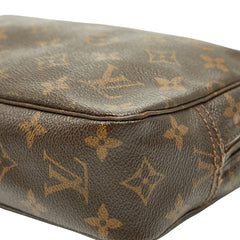 ルイ ヴィトン モノグラム トゥルース トワレット 23 ポーチ M47524 ブラウン PVC レザー レディース LOUIS VUITTON 【中古】