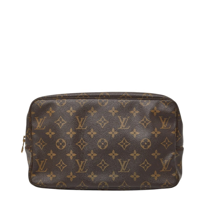 ルイ ヴィトン モノグラム トゥルース トワレット 28 セカンドバッグ クラッチバッグ M47522 ブラウン PVC レディース LOUIS VUITTON 【中古】