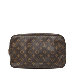 ルイ ヴィトン モノグラム トゥルース トワレット 28 セカンドバッグ クラッチバッグ M47522 ブラウン PVC レディース LOUIS VUITTON 【中古】