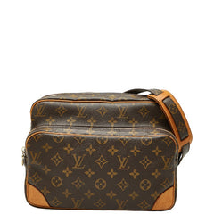 ルイ ヴィトン モノグラム ナイル ショルダーバッグ M45244 ブラウン PVC レザー レディース LOUIS VUITTON 【中古】