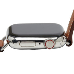 エルメス × Apple Watch アップルウォッチ シリーズ7 41mm GPS + Cellular 腕時計 動作確認済み A2476 ステンレススチール スイフト メンズ HERMES 【中古】