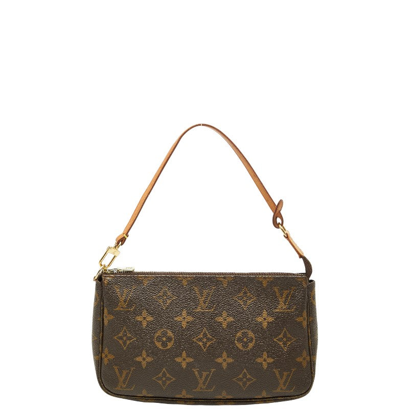 ルイ ヴィトン モノグラム ポシェット アクセソワール ハンドバッグ M51980 ブラウン PVC レザー レディース LOUIS VUITTON 【中古】