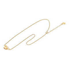 ディオール ネックレス ゴールド メッキ ラインストーン レディース Dior 【中古】