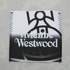 ヴィヴィアンウエストウッド オーブ グラデーション マフラー ブラック グレー ホワイト レディース Vivienne Westwood 【中古】