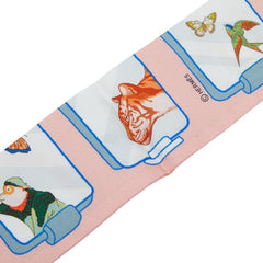 エルメス ツイリー HERMES STORY スカーフ ピンク マルチカラー レディース HERMES 【中古】