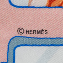 エルメス ツイリー HERMES STORY スカーフ ピンク マルチカラー レディース HERMES 【中古】