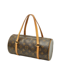 ルイ ヴィトン モノグラム パピヨン26 ハンドバッグ M51386 ブラウン PVC レザー レディース LOUIS VUITTON 【中古】